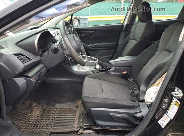 4S3GTAC69K3708583 2019 SUBARU IMPREZA Black Widok wnętrza z przodu