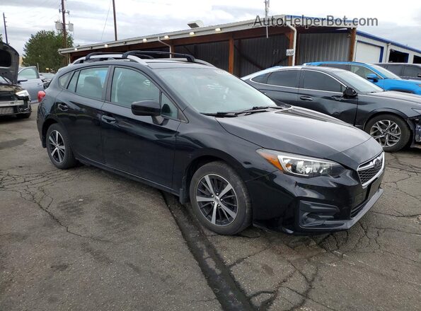 4S3GTAC69K3708583 2019 SUBARU IMPREZA Black Przód prawy