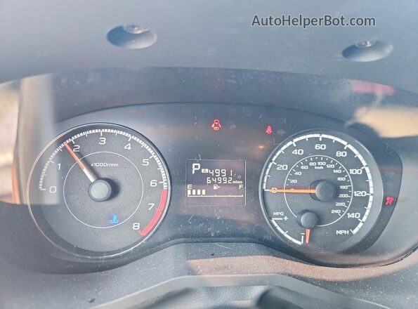 4S3GTAC6XK3751670 2019 SUBARU IMPREZA Gray Widok zestawu wskaźników