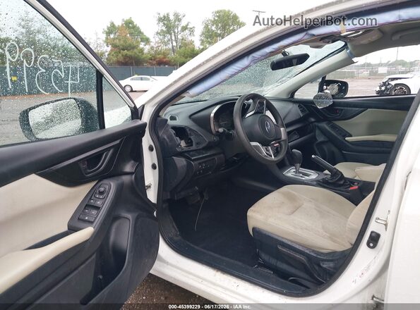 4S3GTAD60K3750686 2019 SUBARU IMPREZA White Սալոնի դիմացի տեսք