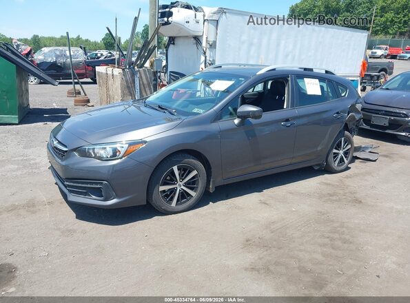 4S3GTAD60L3712201 2020 SUBARU IMPREZA Gray Vista tres cuartos delantera izquierda