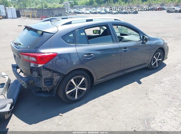 4S3GTAD60L3712201 2020 SUBARU IMPREZA Gray Trasero derecho