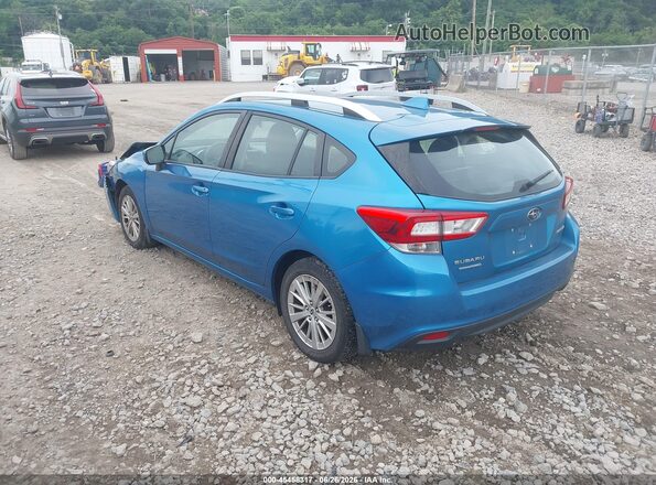 4S3GTAD61J3718795 2018 SUBARU IMPREZA Blue Trasero izquierdo