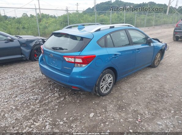 4S3GTAD61J3718795 2018 SUBARU IMPREZA Blue Trasero derecho