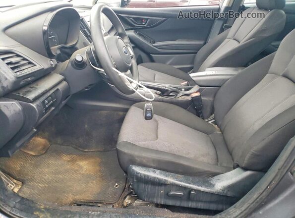 4S3GTAD61M3707218 2021 SUBARU IMPREZA Charcoal Widok wnętrza z przodu