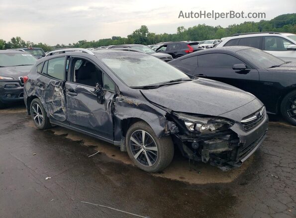 4S3GTAD61M3707218 2021 SUBARU IMPREZA Charcoal Przód prawy