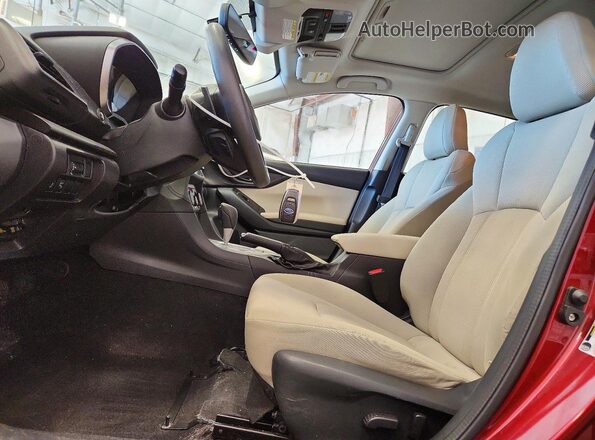 4S3GTAD62L3729811 2020 SUBARU IMPREZA Red Front interior view