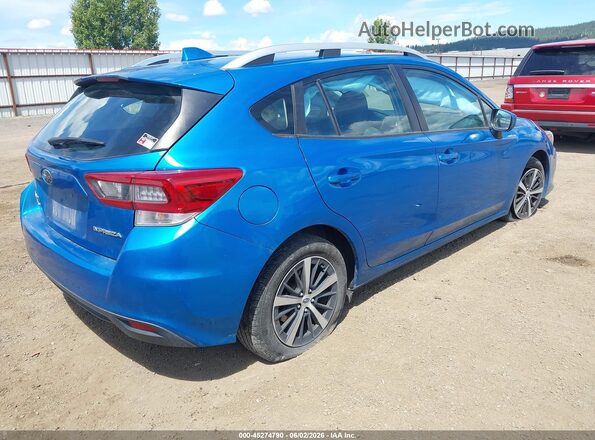 4S3GTAD62P3719639 2023 SUBARU IMPREZA Blue Задня права чверть