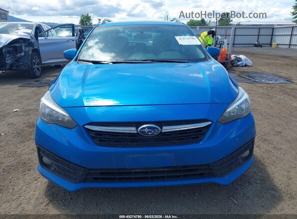4S3GTAD62P3719639 2023 SUBARU IMPREZA Blue Вид щитка приладів