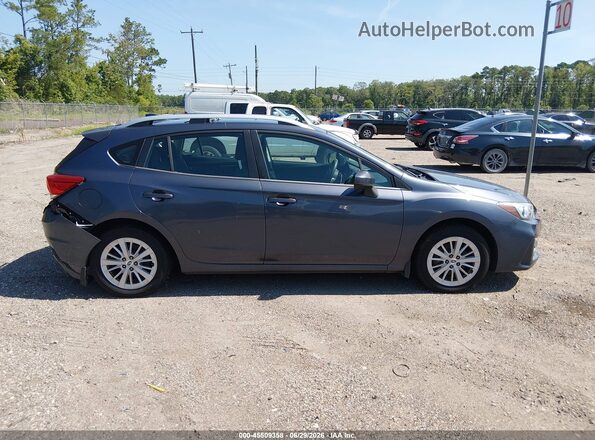 4S3GTAD64H3701290 2017 SUBARU IMPREZA Серый Вид задней части салона
