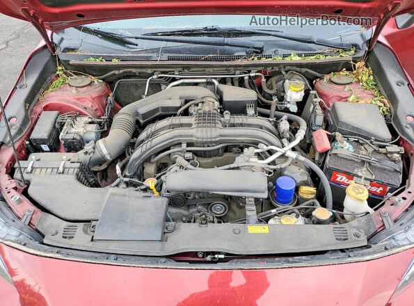 4S3GTAD64K3758256 2019 SUBARU IMPREZA Maroon Widok wnętrza z tyłu