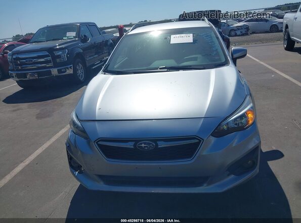 4S3GTAD65H3724643 2017 SUBARU IMPREZA Silver Widok zestawu wskaźników