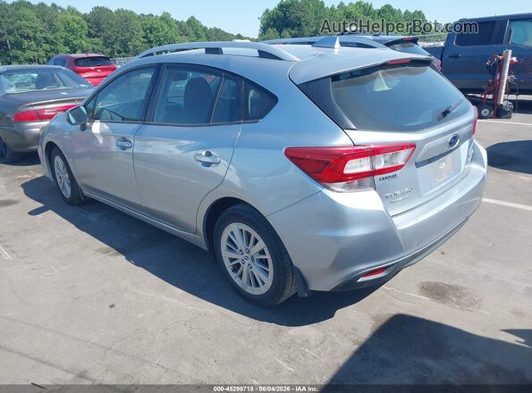 4S3GTAD65H3724643 2017 SUBARU IMPREZA Silver Tył lewy