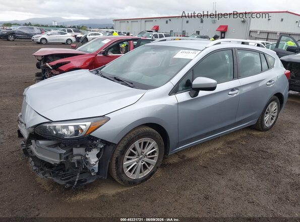 4S3GTAD66J3746317 2018 SUBARU IMPREZA Pewter Передня ліва чверть