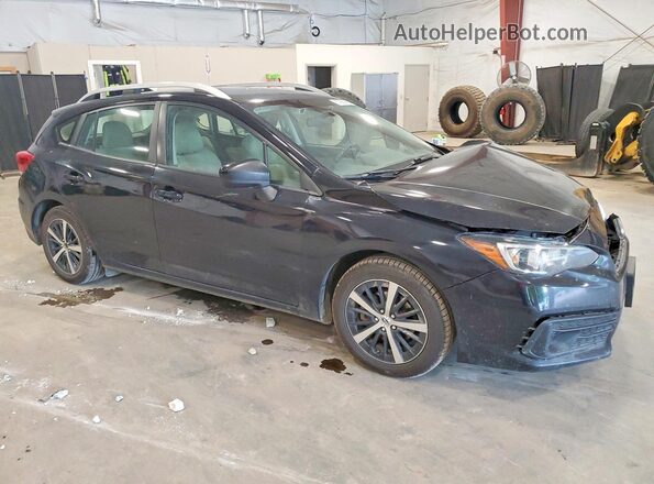 4S3GTAD66L3705513 2020 SUBARU IMPREZA Черный Передняя правая четверть