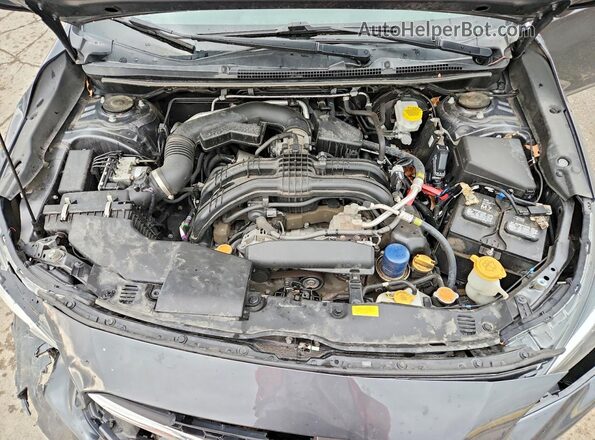 4S3GTAD66M3713967 2021 SUBARU IMPREZA Gray Вид задньої частини салону