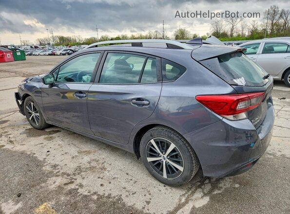 4S3GTAD66M3713967 2021 SUBARU IMPREZA Gray Задня ліва чверть