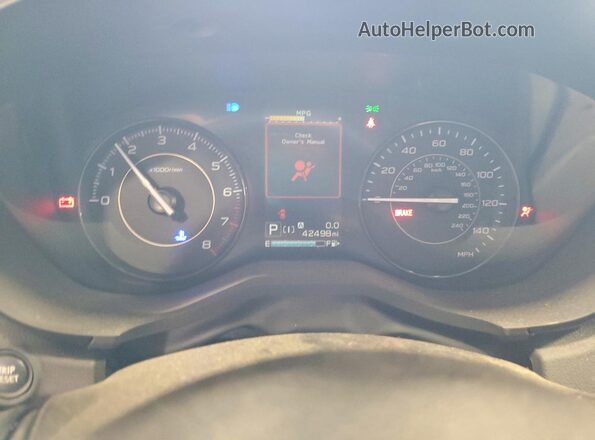 4S3GTAD66N3711721 2022 SUBARU IMPREZA Blue Սարքավորումների վահանակի տեսք