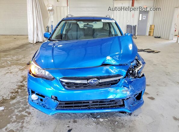 4S3GTAD66N3711721 2022 SUBARU IMPREZA Blue Դիմացի տեսք