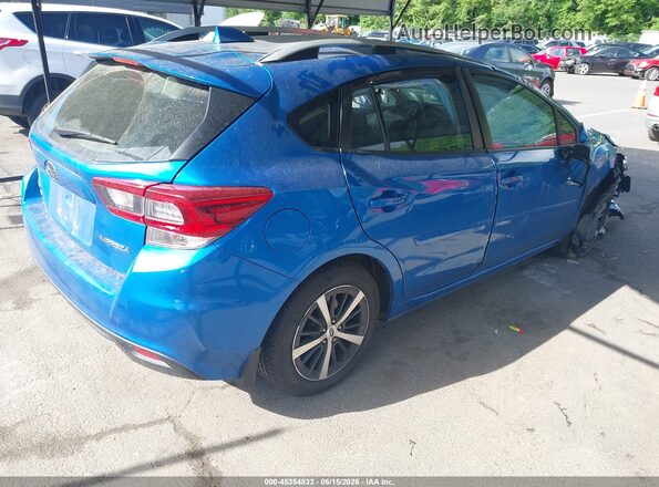 4S3GTAD67L3733627 2020 SUBARU IMPREZA Синий Задняя правая четверть