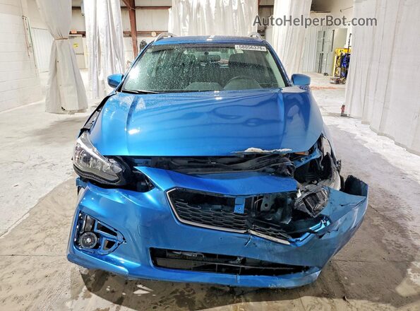 4S3GTAD68J3701637 2018 SUBARU IMPREZA Blue Widok z przodu