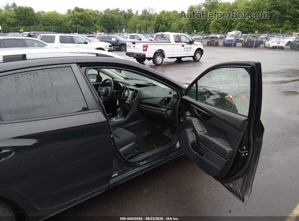 4S3GTAD68K3727981 2019 SUBARU IMPREZA Black წინა სალონის ხედი