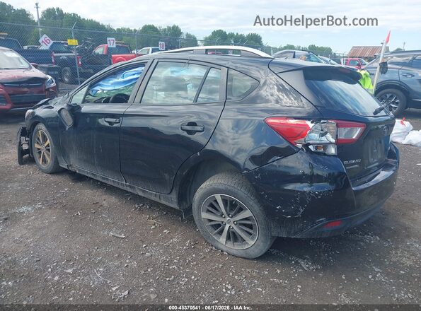 4S3GTAD68K3734901 2019 SUBARU IMPREZA Black Задня ліва чверть