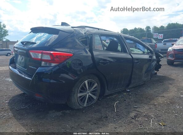 4S3GTAD68K3734901 2019 SUBARU IMPREZA Black Задня права чверть