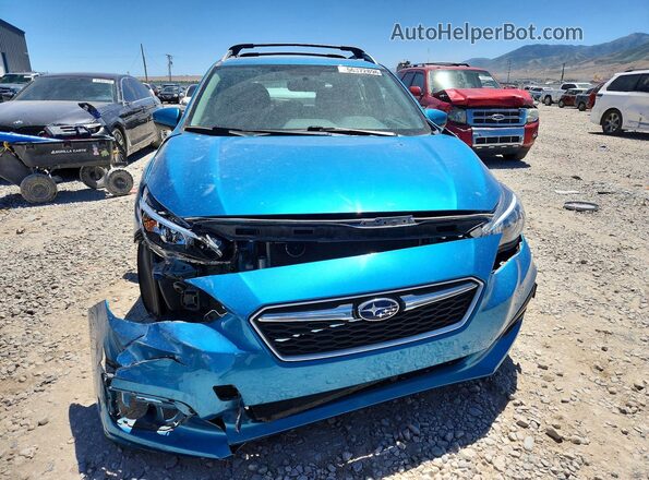 4S3GTAD69J3746313 2018 SUBARU IMPREZA Blue Widok z przodu