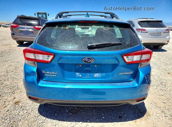 4S3GTAD69J3746313 2018 SUBARU IMPREZA Blue Widok z tyłu