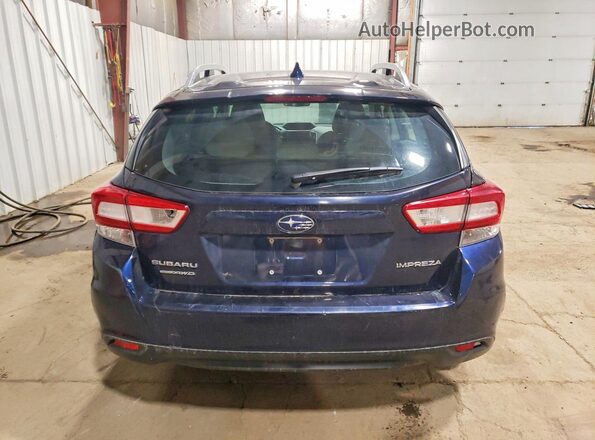 4S3GTAD69K3714964 2019 SUBARU IMPREZA Blue Widok z tyłu
