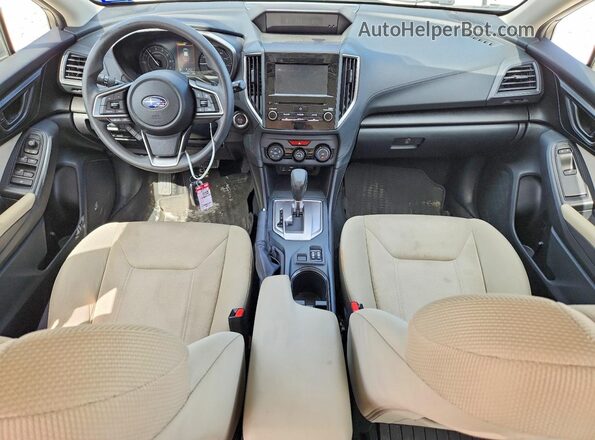 4S3GTAD69L3729918 2020 SUBARU IMPREZA Синий Вид панели приборов