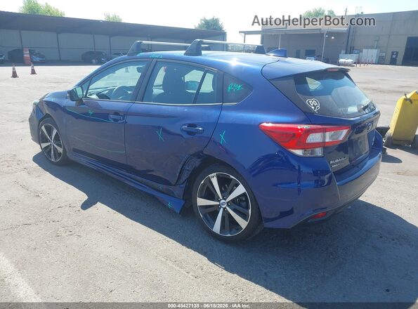 4S3GTAK69H3747653 2017 SUBARU IMPREZA Blue Tył lewy
