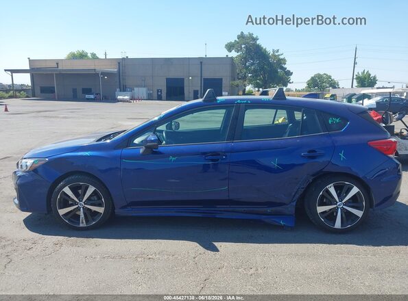 4S3GTAK69H3747653 2017 SUBARU IMPREZA Blue Widok wnętrza 360 stopni