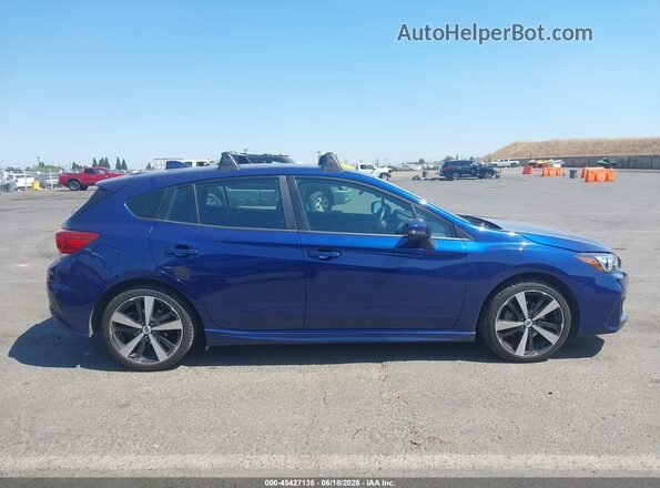 4S3GTAK69H3747653 2017 SUBARU IMPREZA Blue Widok wnętrza z tyłu