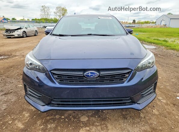 4S3GTAL63M3703107 2021 SUBARU IMPREZA Blue Widok z przodu