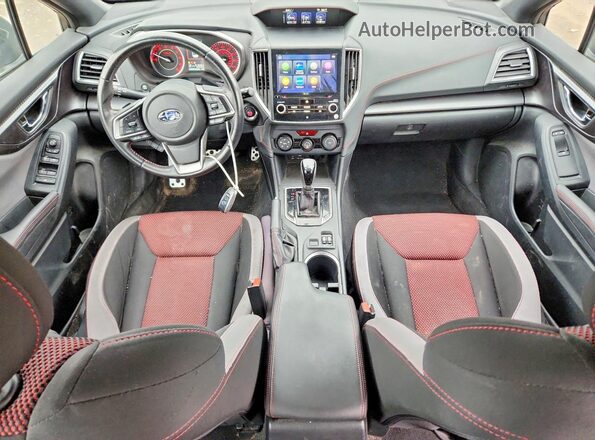 4S3GTAL63M3703107 2021 SUBARU IMPREZA Blue Widok deski rozdzielczej
