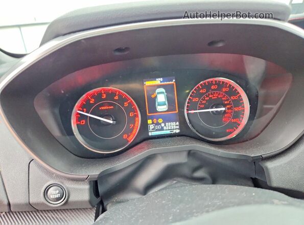 4S3GTAL63M3703107 2021 SUBARU IMPREZA Blue Widok zestawu wskaźników