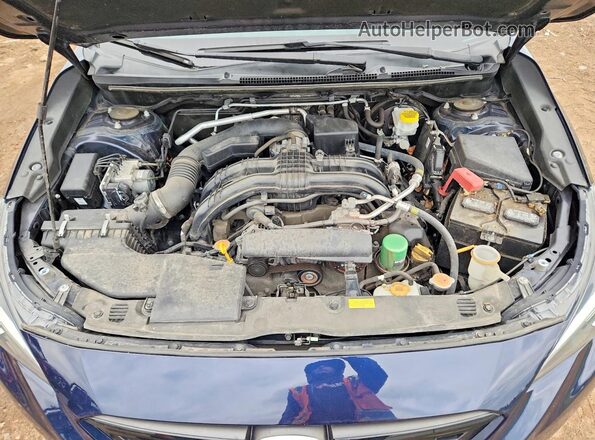 4S3GTAL63M3703107 2021 SUBARU IMPREZA Blue Widok wnętrza z tyłu
