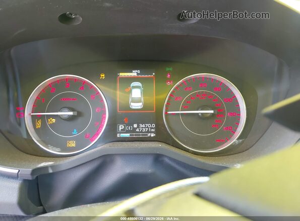 4S3GTAL67L3735444 2020 SUBARU IMPREZA Red Widok tylnych siedzeń