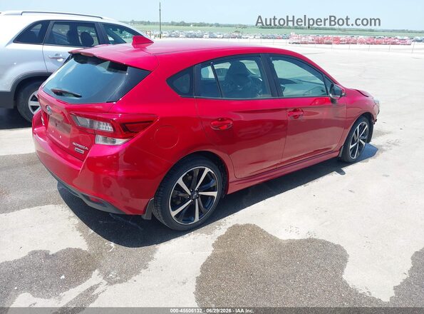 4S3GTAL67L3735444 2020 SUBARU IMPREZA Red Tył prawy