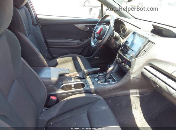 4S3GTAL69H3701917 2017 SUBARU IMPREZA Red წინა სალონის ხედი