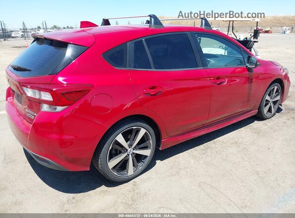 4S3GTAL69H3701917 2017 SUBARU IMPREZA Red უკანა მარჯვენა