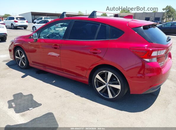 4S3GTAL69H3701917 2017 SUBARU IMPREZA Red უკანა მარცხენა