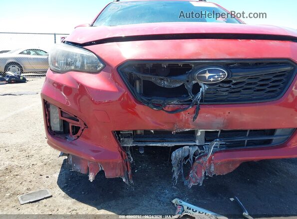 4S3GTAL69H3701917 2017 SUBARU IMPREZA Red წინა ხედი