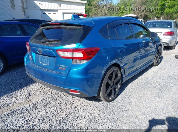 4S3GTAL69J1704706 2018 SUBARU IMPREZA Blue Հետևի աջ