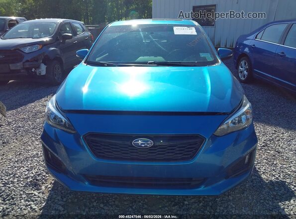4S3GTAL69J1704706 2018 SUBARU IMPREZA Blue Սարքավորումների վահանակի տեսք
