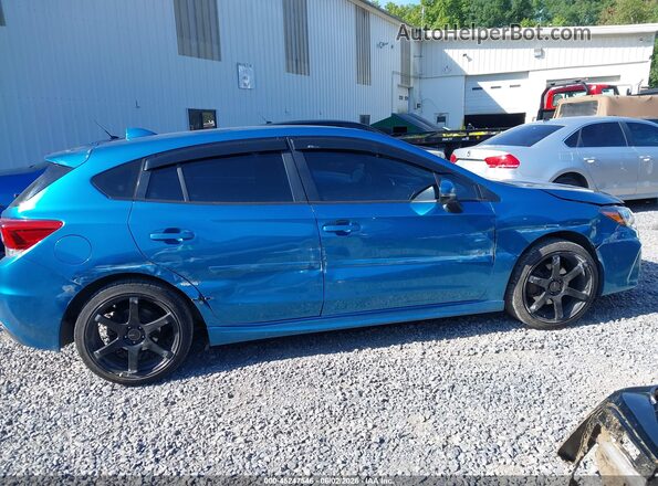 4S3GTAL69J1704706 2018 SUBARU IMPREZA Blue Սալոնի հետևի տեսք