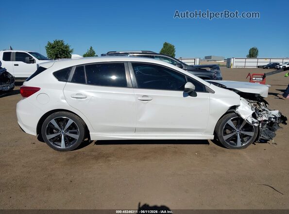4S3GTAM61H3744078 2017 SUBARU IMPREZA White უკანა სალონის ხედი