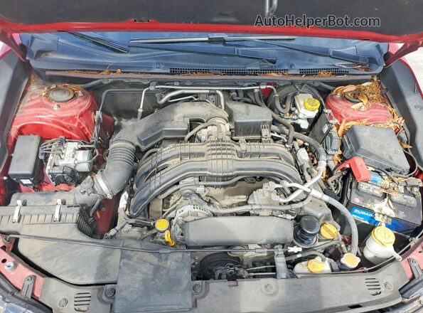 4S3GTAM62H3702065 2017 SUBARU IMPREZA Red Вид задньої частини салону